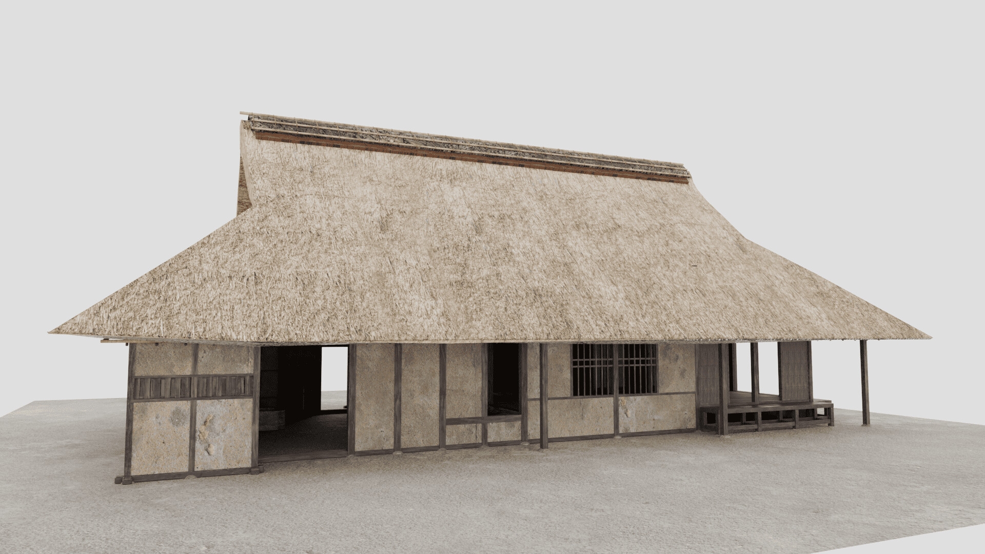 3DCG 伊藤家住宅(重文・川崎市)