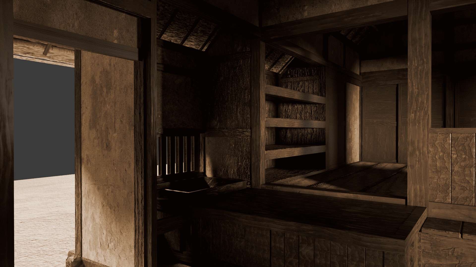 3DCG 伊藤家住宅(重文・川崎市)