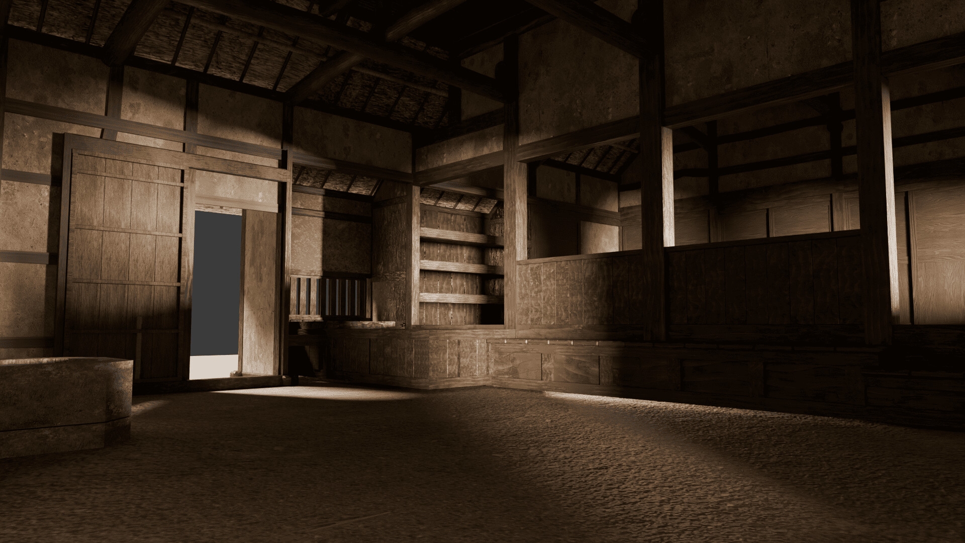 3DCG 伊藤家住宅(重文・川崎市)