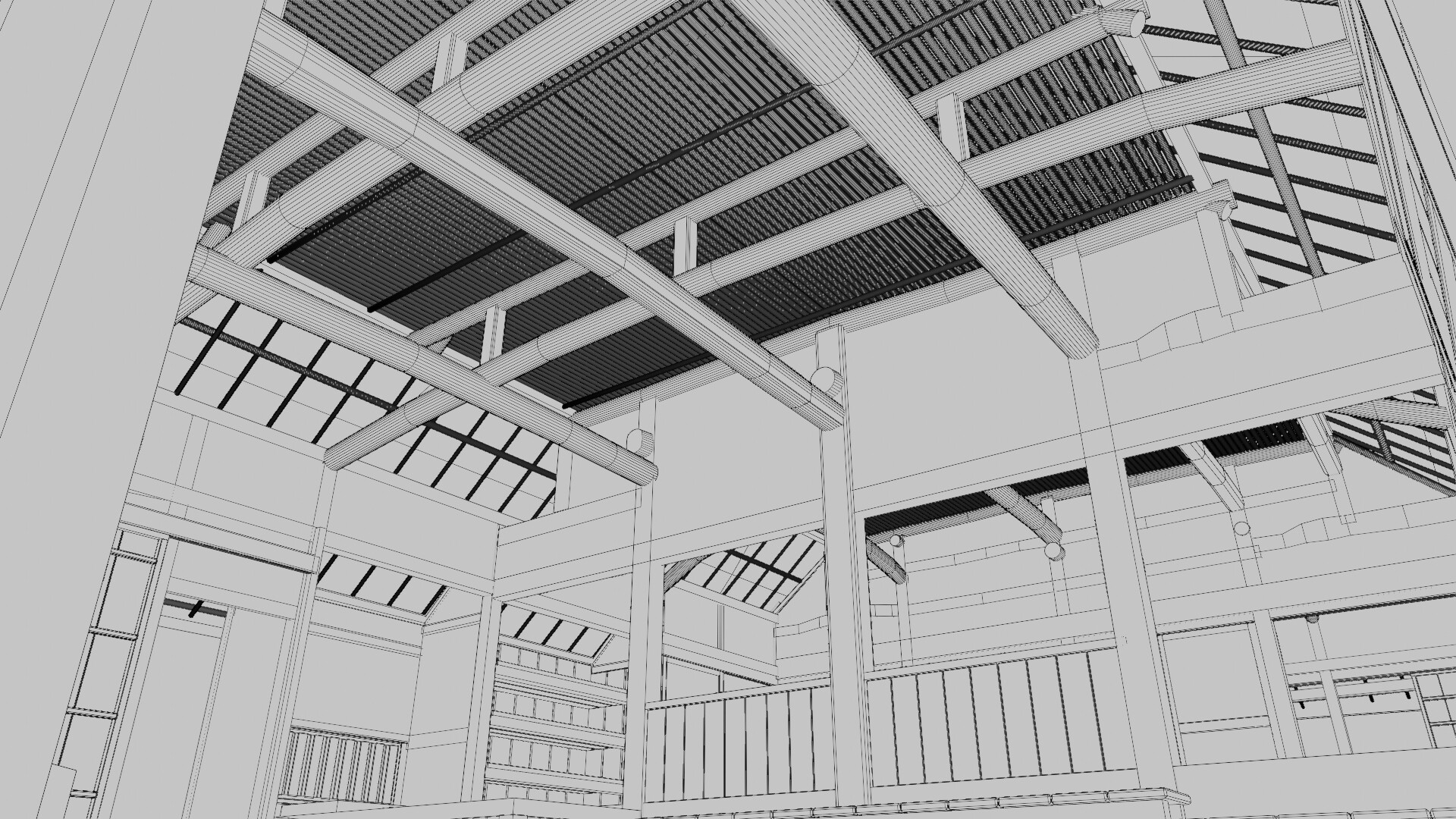 3DCG 伊藤家住宅(重文・川崎市)