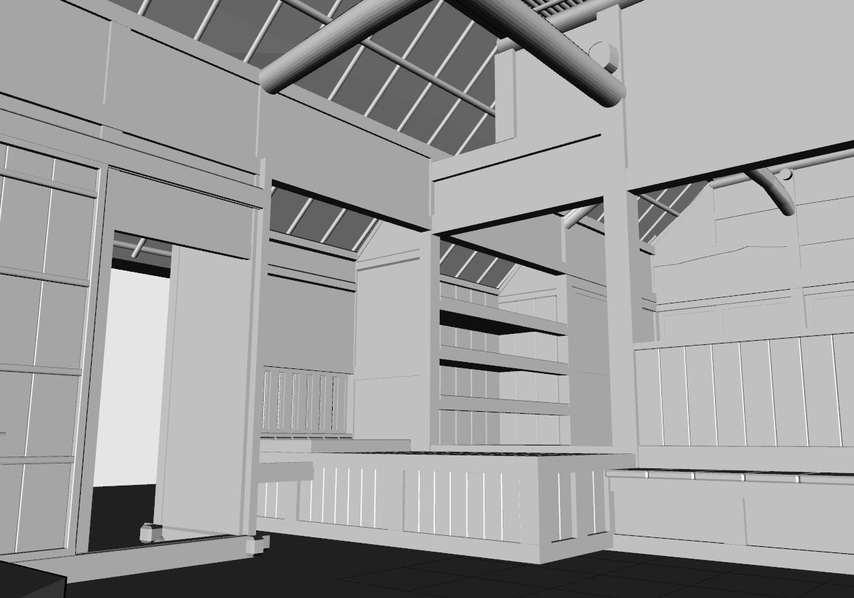 3DCG 伊藤家住宅(重文・川崎市)