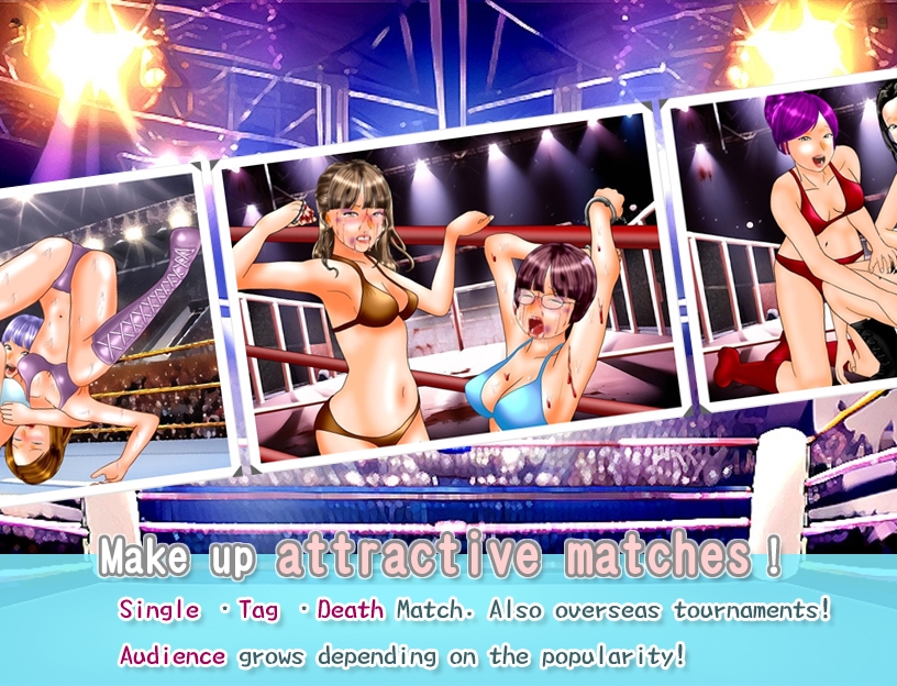 School girls' wrestling simulation game "Doki Doki☆Death Match 2: Reincarnated Matchmaker"