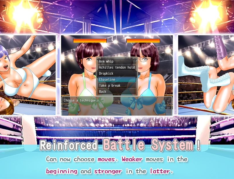 School girls' wrestling simulation game "Doki Doki☆Death Match 2: Reincarnated Matchmaker"