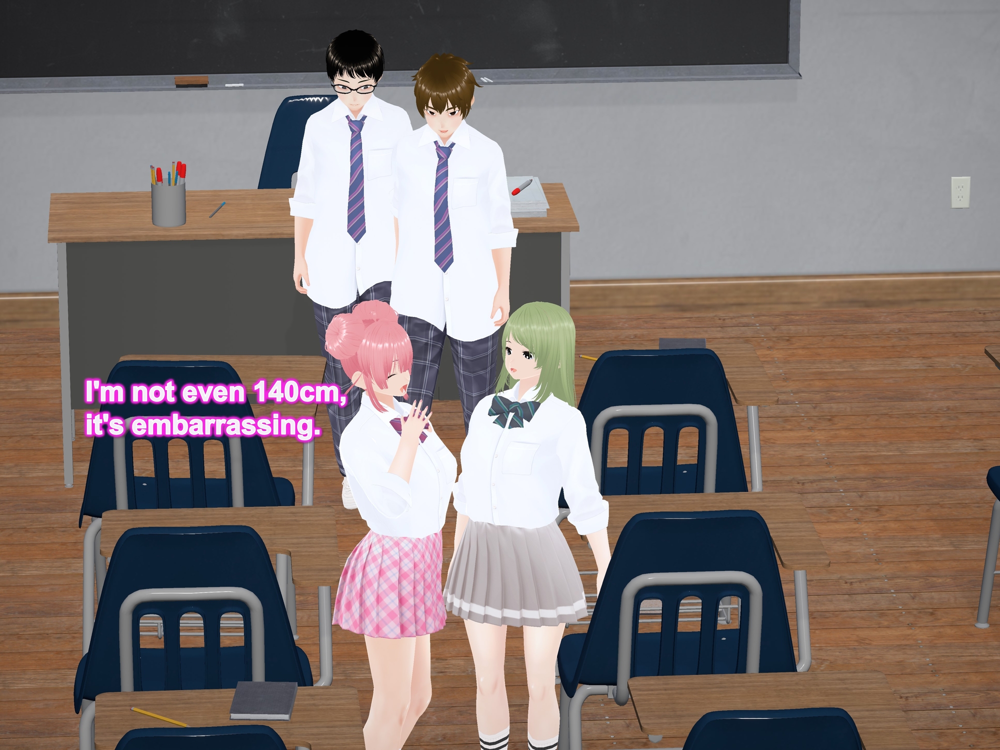 Outgrowing only girls, Overtake boys, Growth sound. Classmate Arc