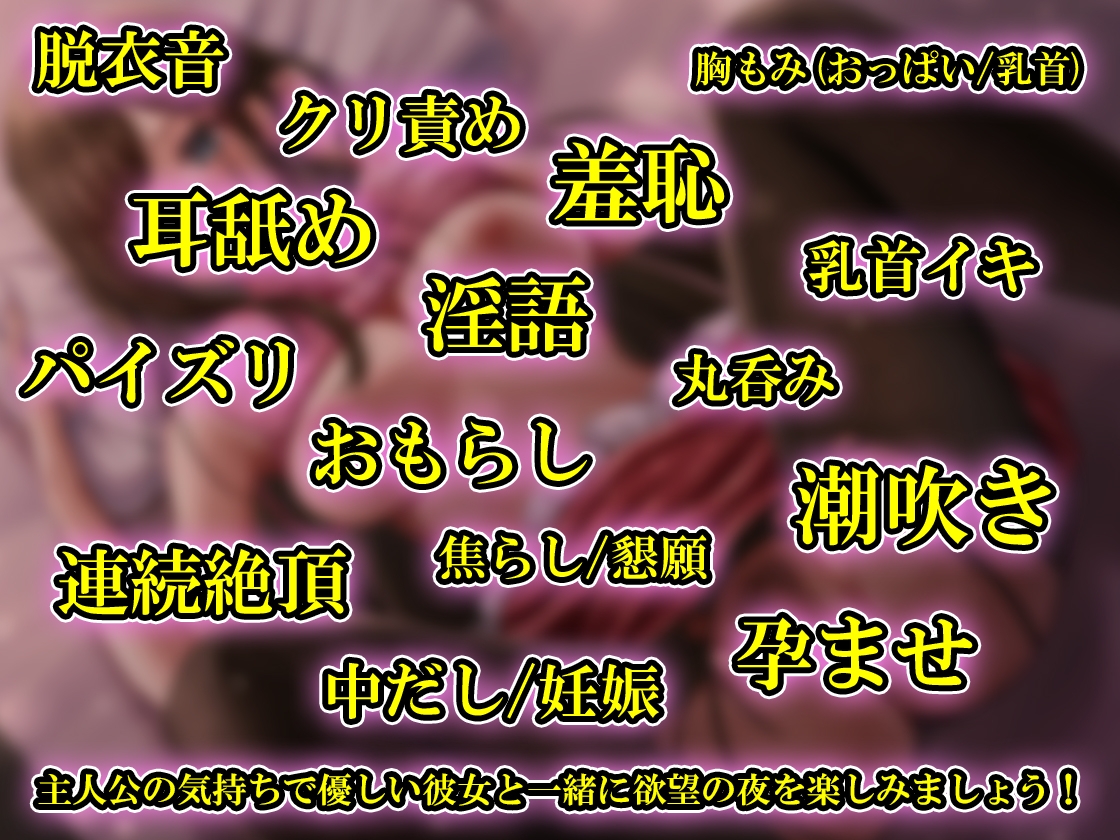 【バイノーラル】新婚えっち(R18)!〜今夜はあなたにすべてを捧げます