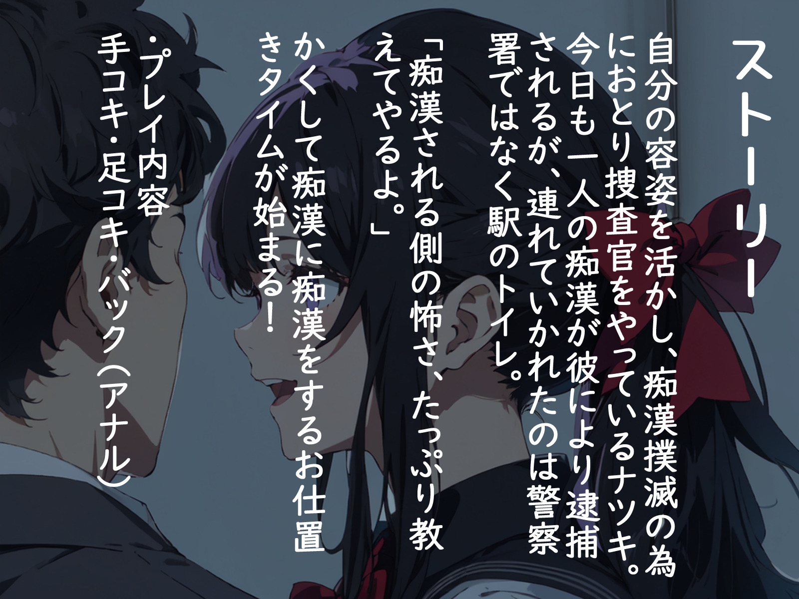 【CV.春乃つくし】目には目を痴○には痴○を!女の娘にしか見えないおとり痴○捜査官のお仕置きタイム!【フォローで得トクWプレゼントCP】