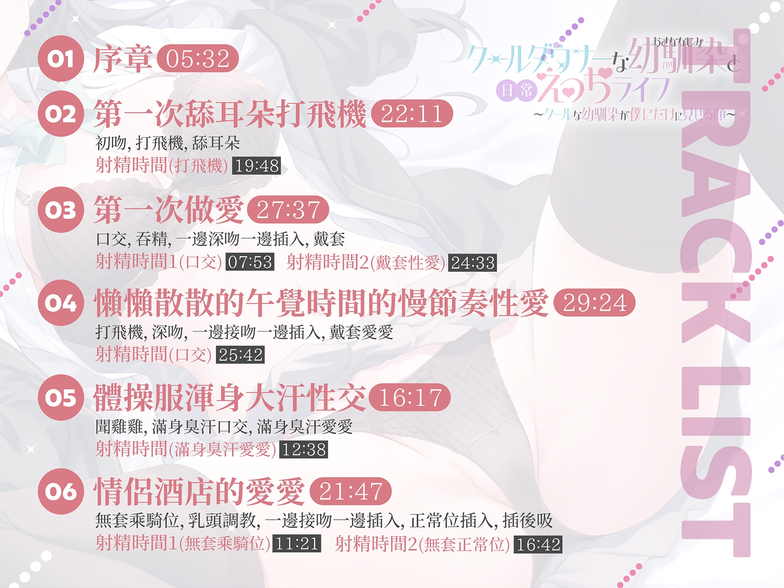 [繁中字幕版]【陰鬱系X青梅竹馬】和冷酷的陰鬱系青梅竹馬H的日常生活～只對我展示的不爲人知的一面～