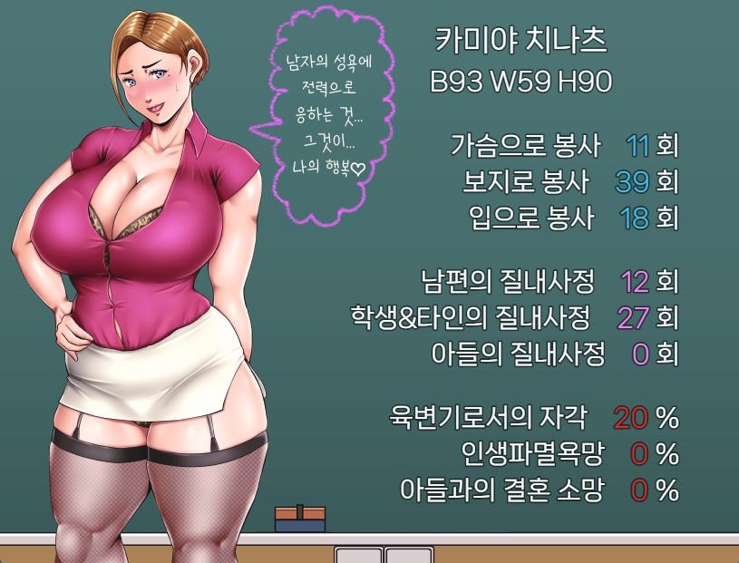 【AI번역 패치】우리들의 육변기 선생님 -the GAME- 전 날라리엄마 교사의 변태 생활