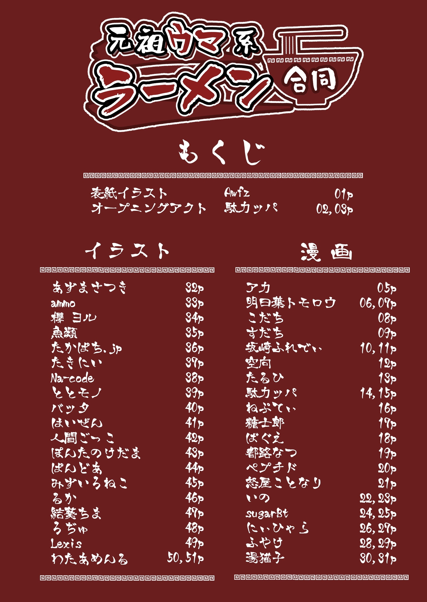 元祖ウマ系ラーメン合同