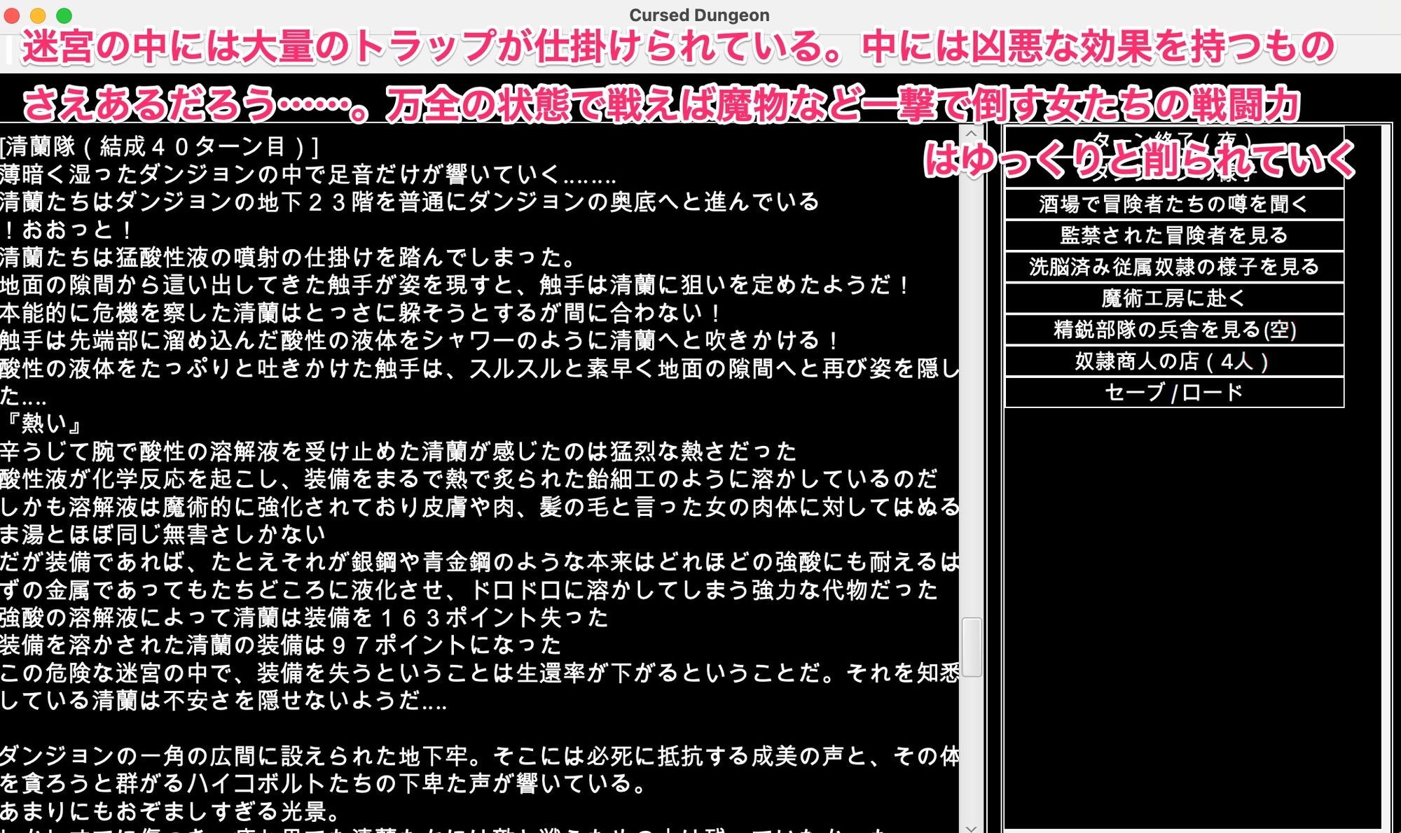 幻想魔物姦蹂躙迷宮 -屈服した敗北女傑を待つ恥辱の淫獄-