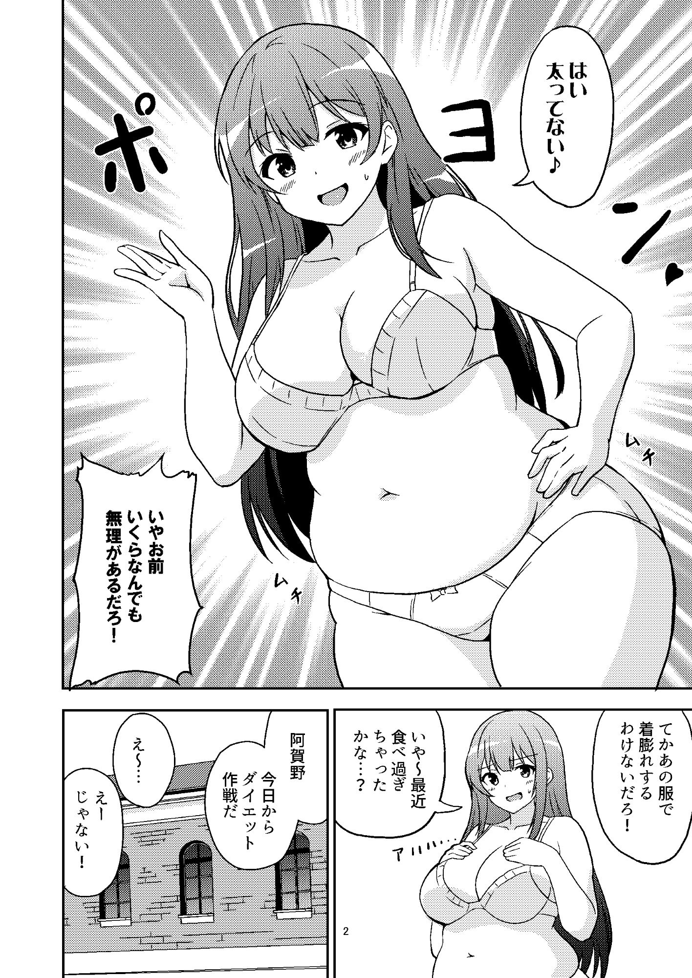 ムチムチ阿賀野ちゃんとダイエットセックス!