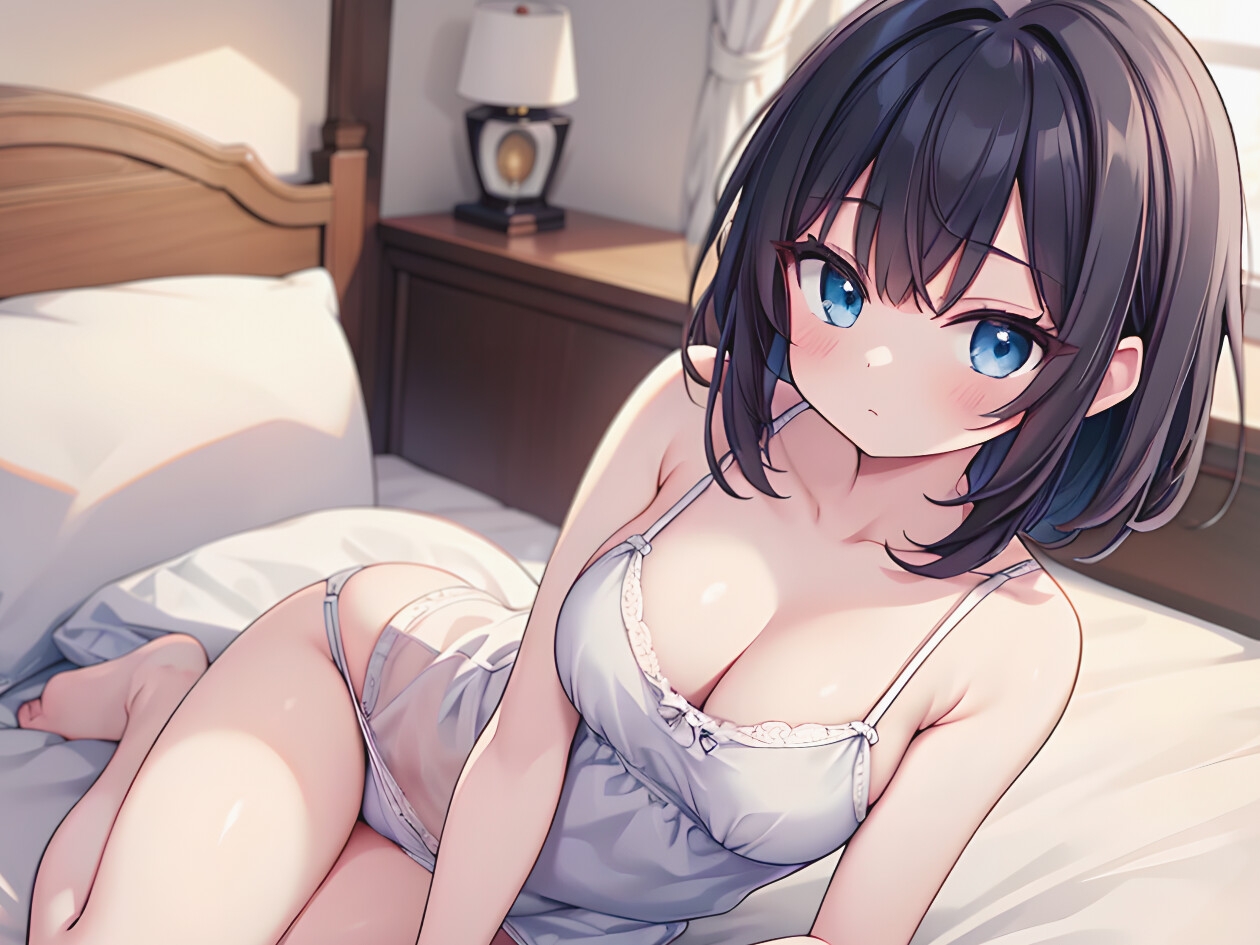 【KU100】ボクっ娘のダウナーな先輩と布団の中で密着セックス