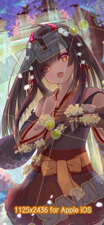 イラスト壁紙【道先の出会い】