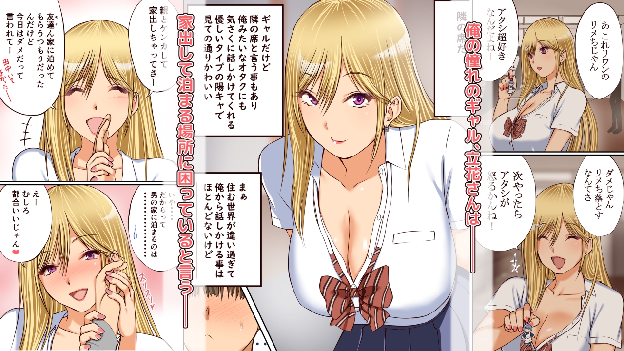 アタシのカラダ スキにしていいよ ～同じクラスのギャルJKをエッチを条件に一晩泊めた話～