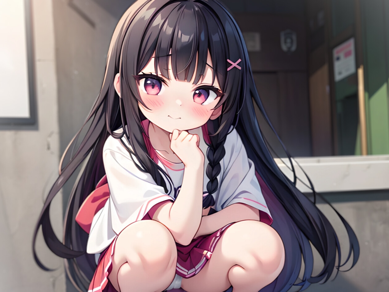 メス〇キの姪っ子に足の匂いを嗅がされて強○オナニー!?【KU100】