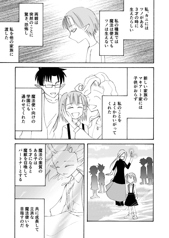 ツノっ娘と触手魔獣の1日~授業中寝落ちしたら、触手でHなおしおき受けました~