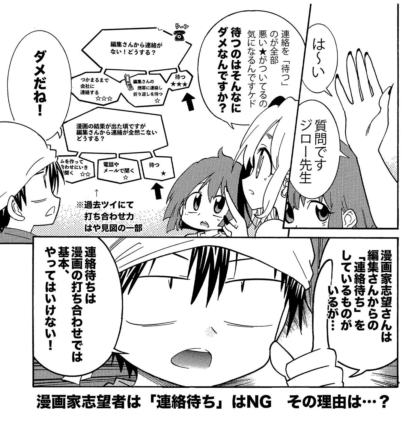 漫画の赤本極「打ち合わせ力」