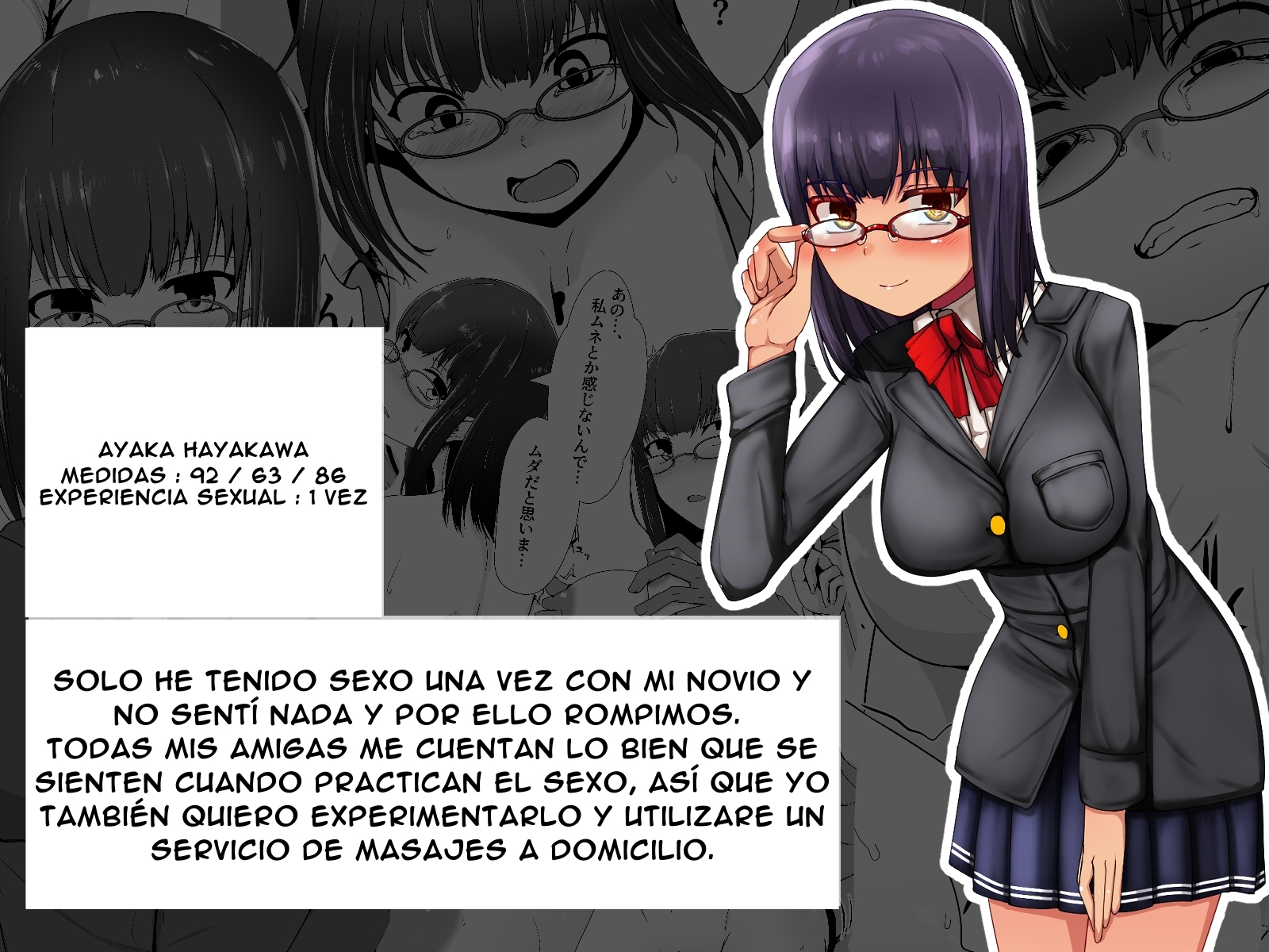 【スペイン語版】夜のおかずアラカルト イかせ屋デリヘル 欲求不満JK編