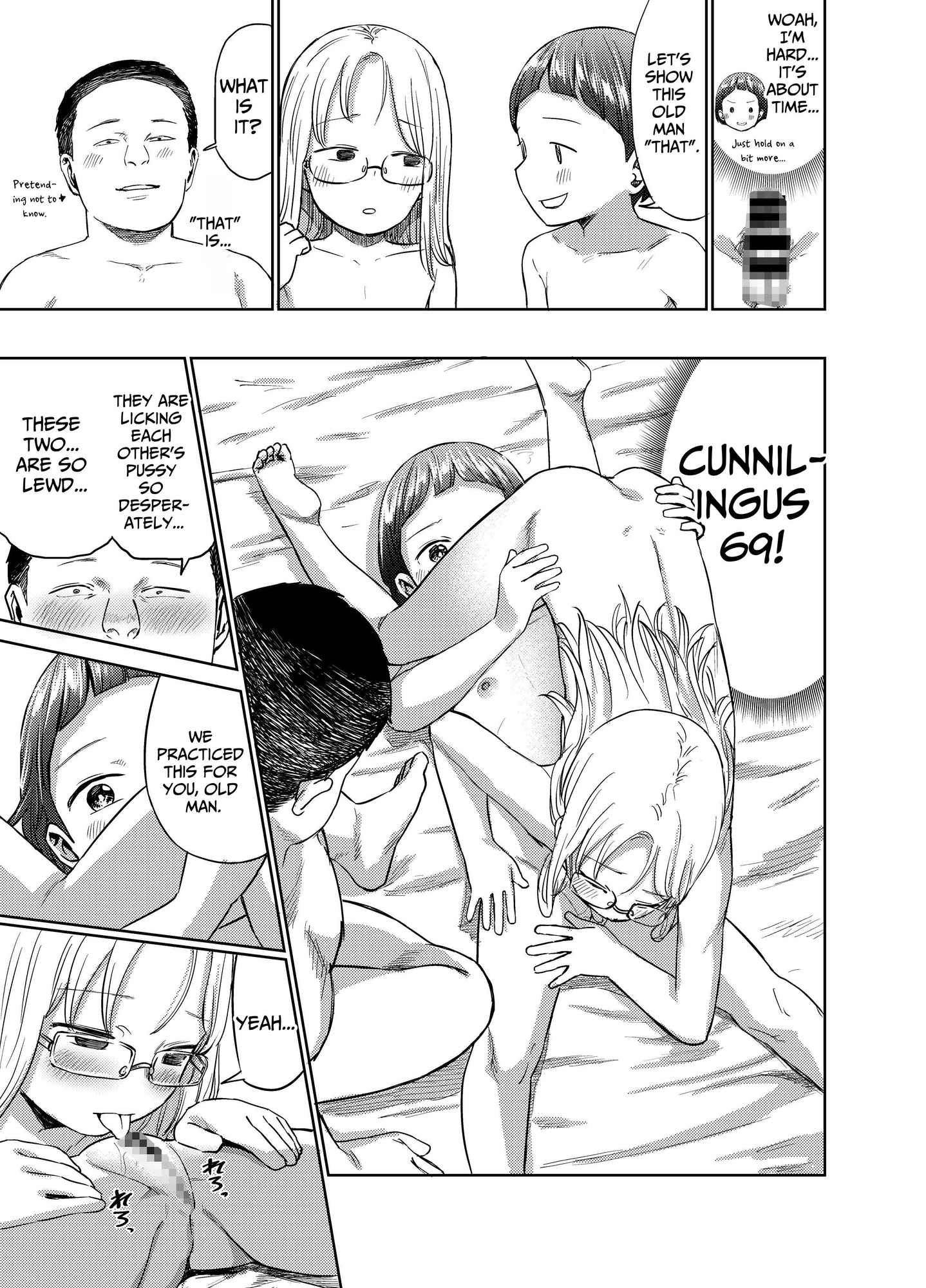 【英語版】朝起きたらTS○リってて〜○リ百合と3pやれたんだが〜