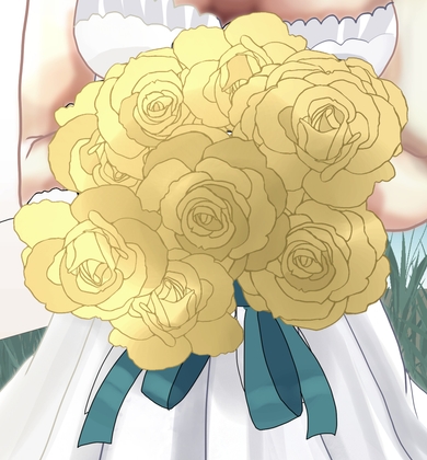 あなたと挙式を挙げたい女の子一枚絵