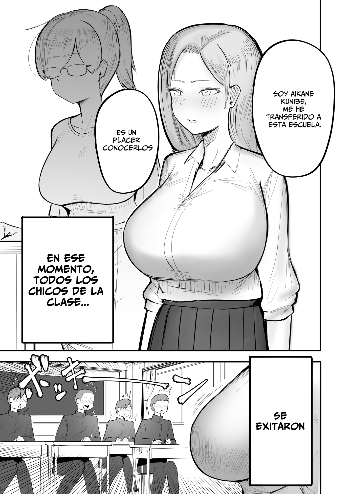 【スペイン語版】女教師が勃起するほどエロいギャル