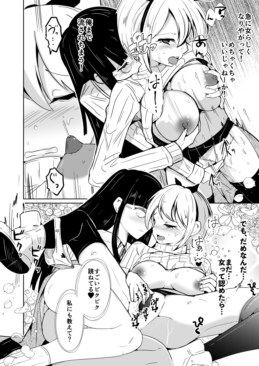 女体化薬で百合の園に潜入した俺。男バレすると一生女の子になれるので、自らバラしてみた話