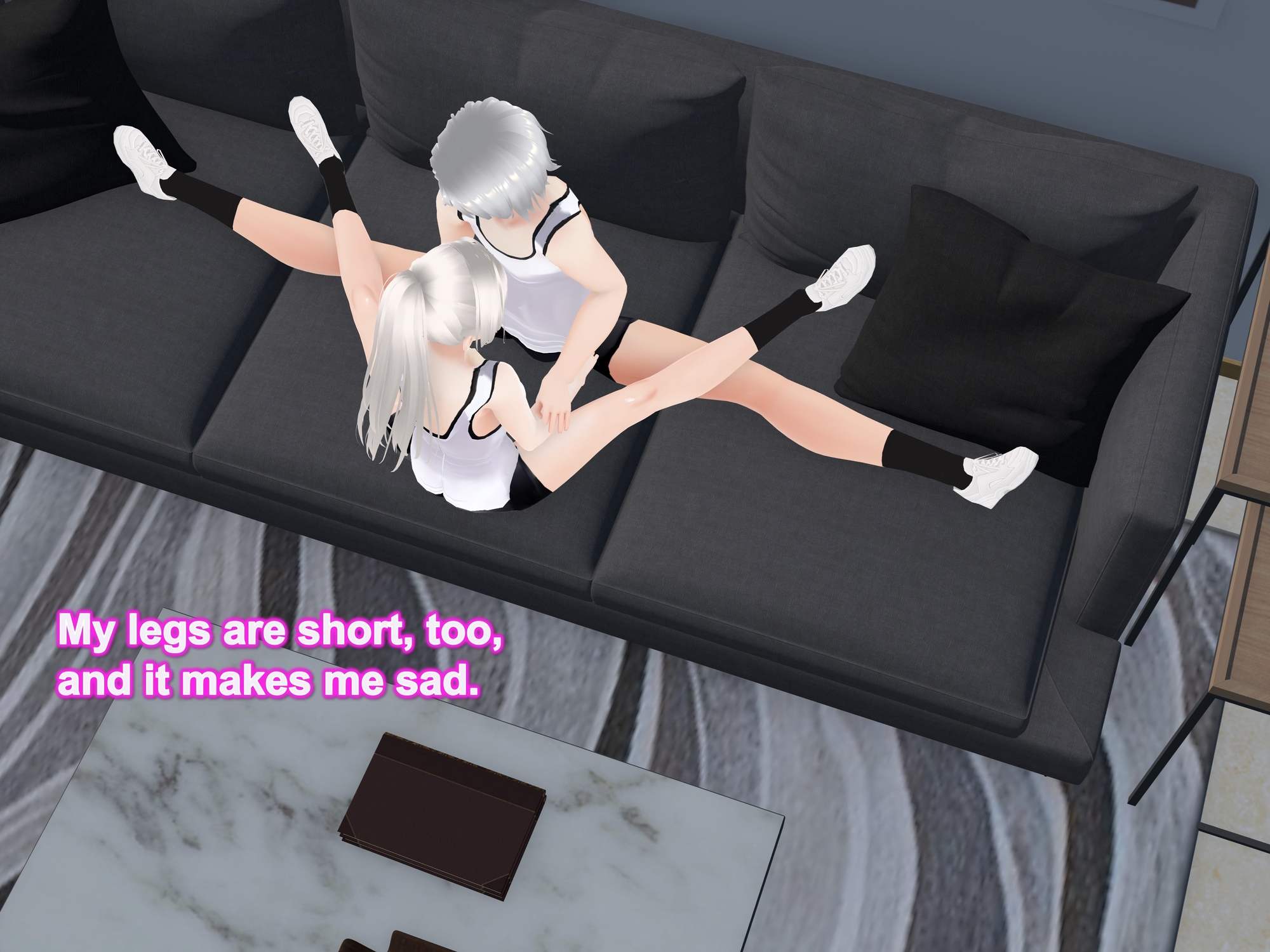 Outgrowing only girls, Overtake boys, Growth sound. Stretching exercises Arc