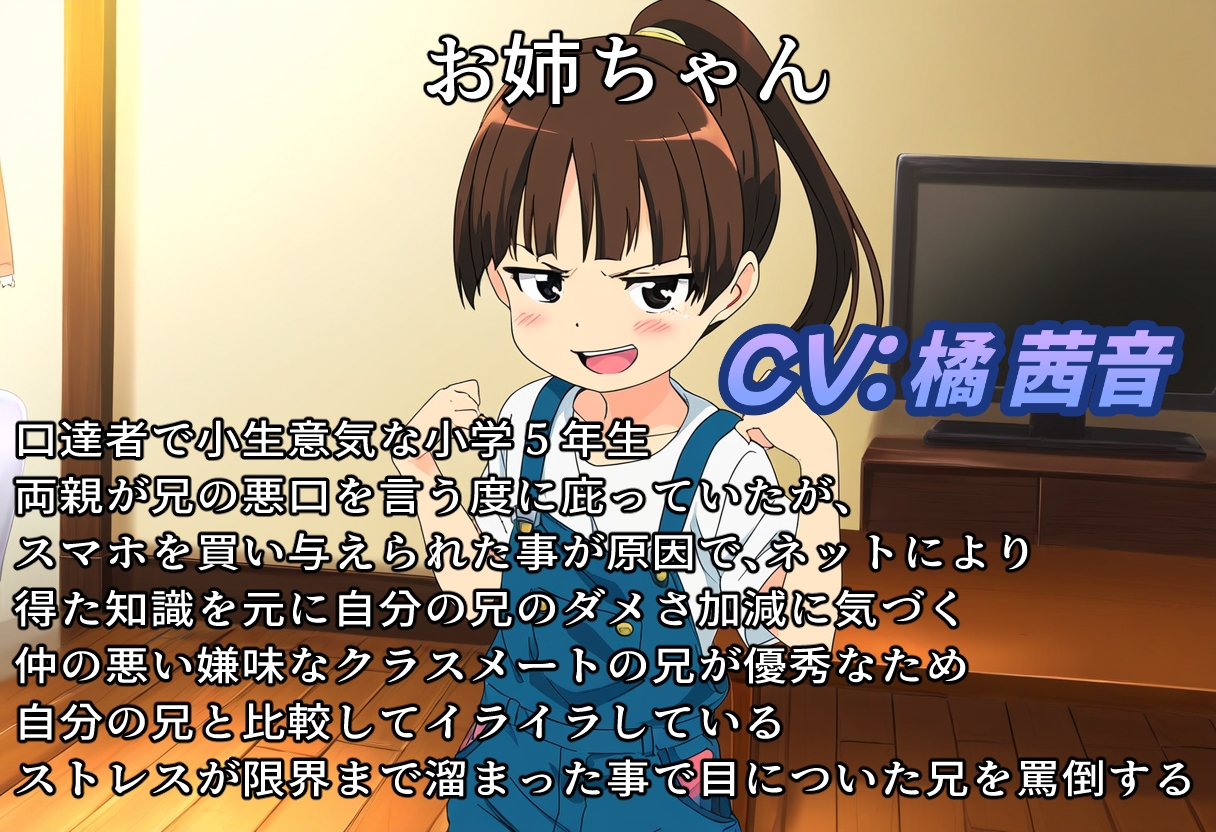 (疑似バイノーラル)お兄ちゃん大嫌い!