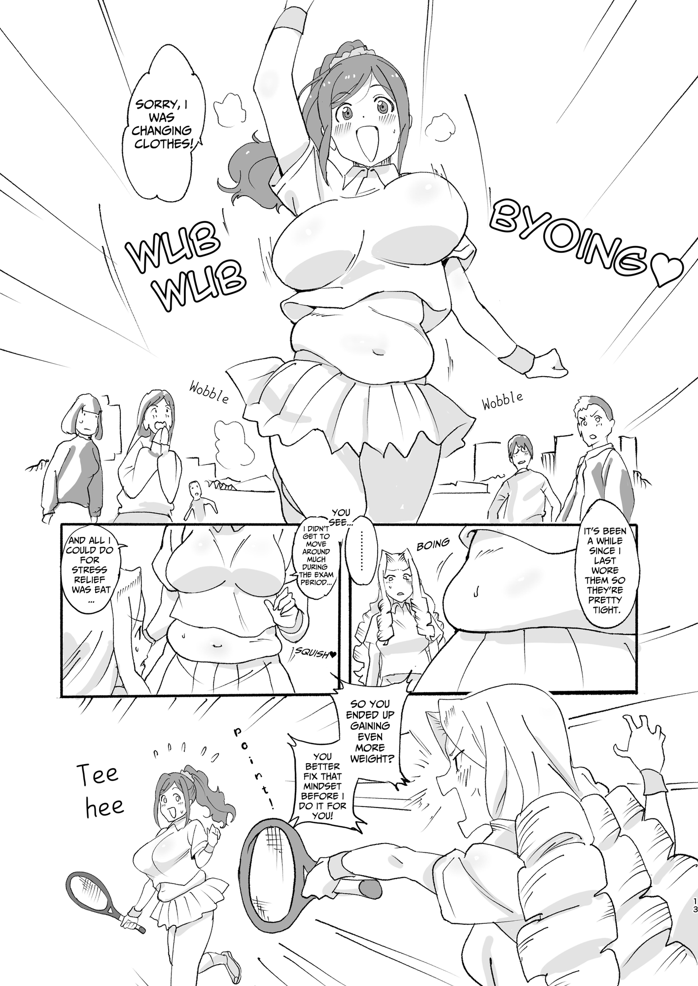 【英語版】ラケットと立腹