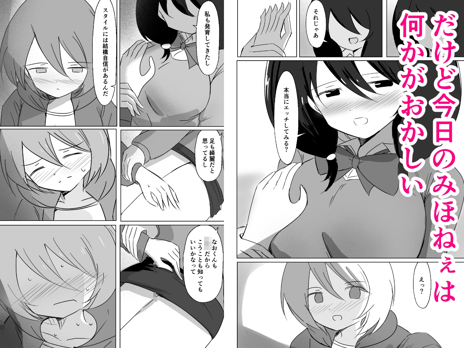 ぼくとみほねぇのお留守番 そして ぼくの初めての射精