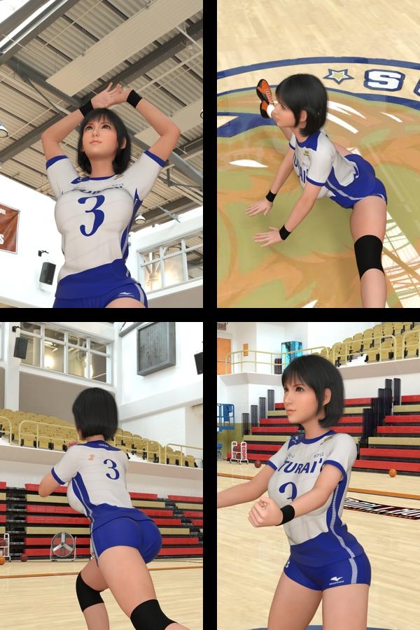 才色兼備の万能女性格闘家 霧島 愛唯のVolleyBallユニーフォーム写真集-01