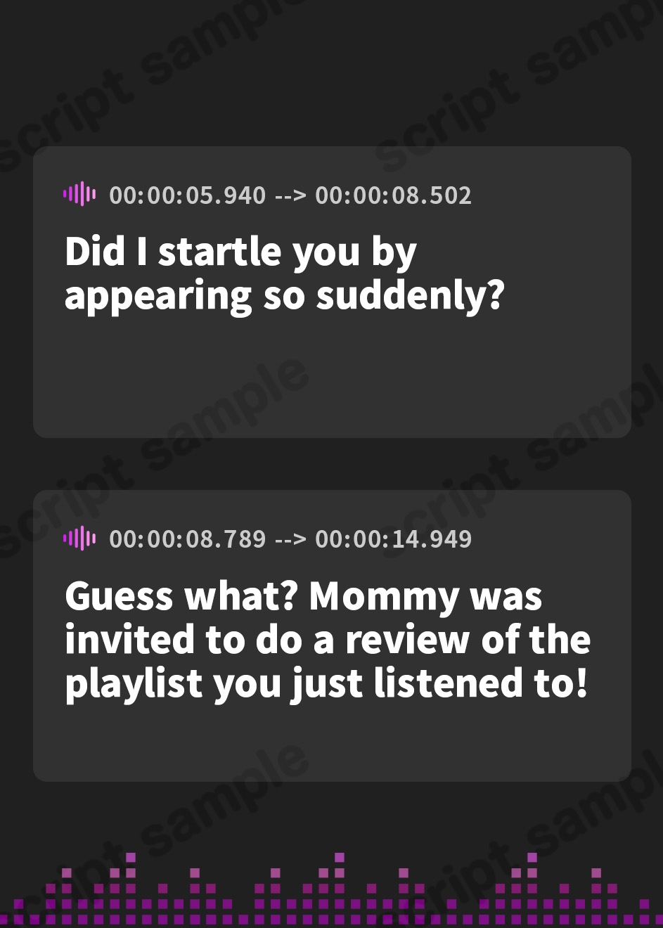 【英語版】ASMRプレイリストの最後に入れるとお母さんが総括してくれるボイス