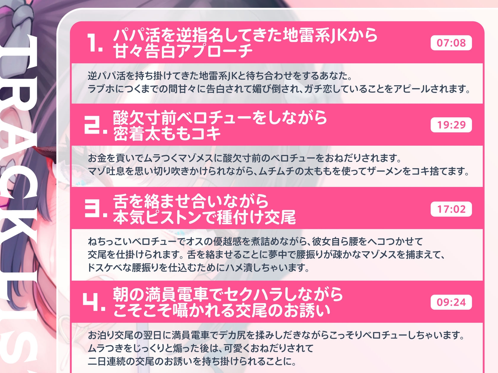 酸欠寸前ベロチュー大好きな地雷系マゾJKとラブラブ逆パパ活交尾する話