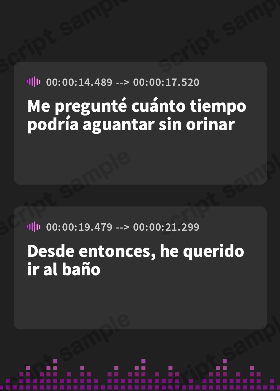 【スペイン語版】【排尿音】京都の変態さん中辻あき「我慢後のおしっこ」【中辻あき】