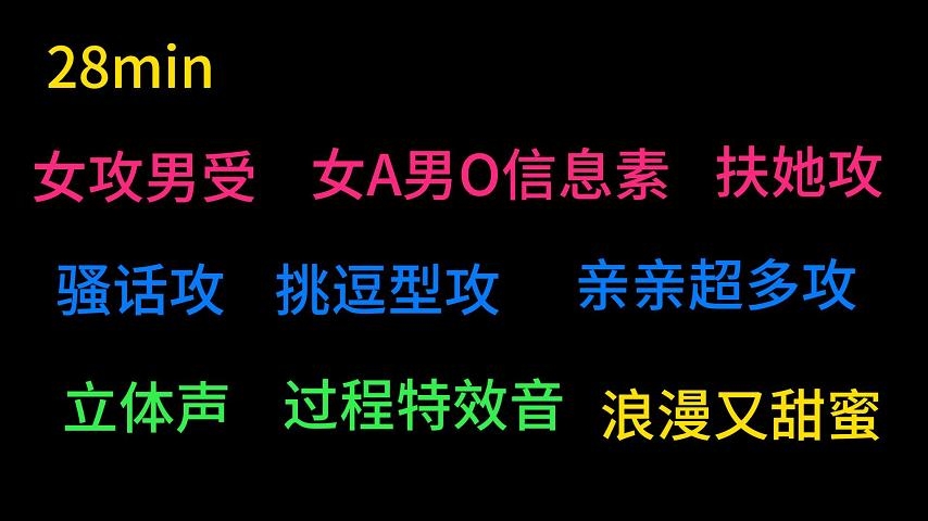 【中文音声】系统派发的超猛女Alpha攻