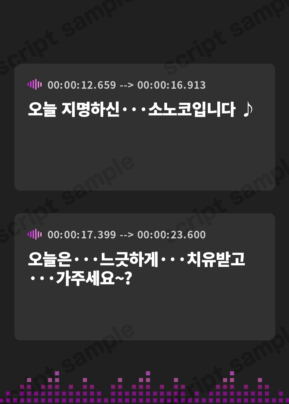 【韓国語版】接吻亭～園子編～