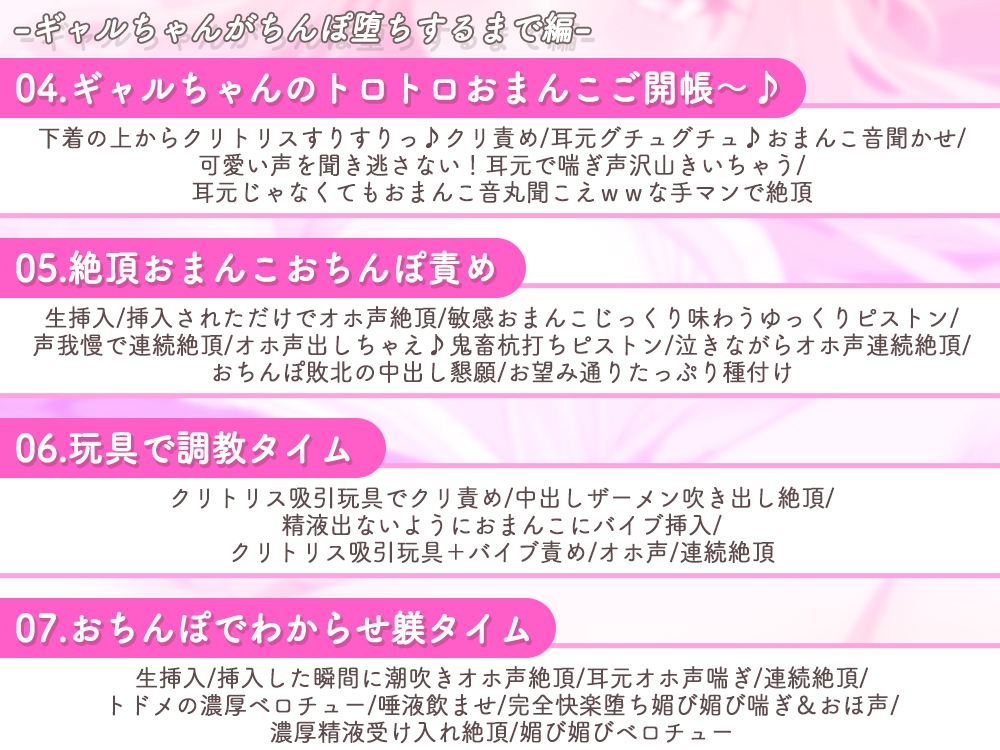 完全にちんぽを舐め切ってるギャルをオホ声止まらなくなるまで快楽責め♪ ちんぽに媚びるようになるまでを完全収録☆音声作品化しちゃいました☆