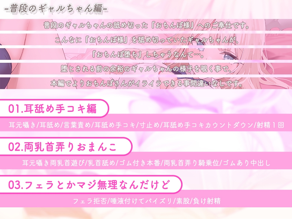 完全にちんぽを舐め切ってるギャルをオホ声止まらなくなるまで快楽責め♪ ちんぽに媚びるようになるまでを完全収録☆音声作品化しちゃいました☆
