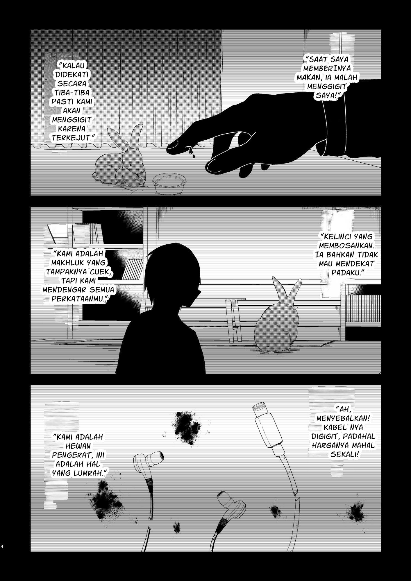【インドネシア語版】返品うさぎ-はじめてのうさんぽ編-
