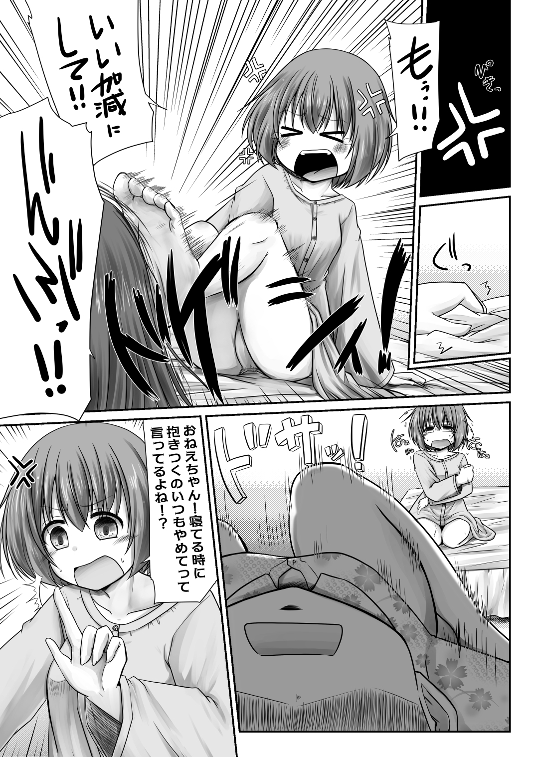 おねがいおねえちゃん！もってこないで！