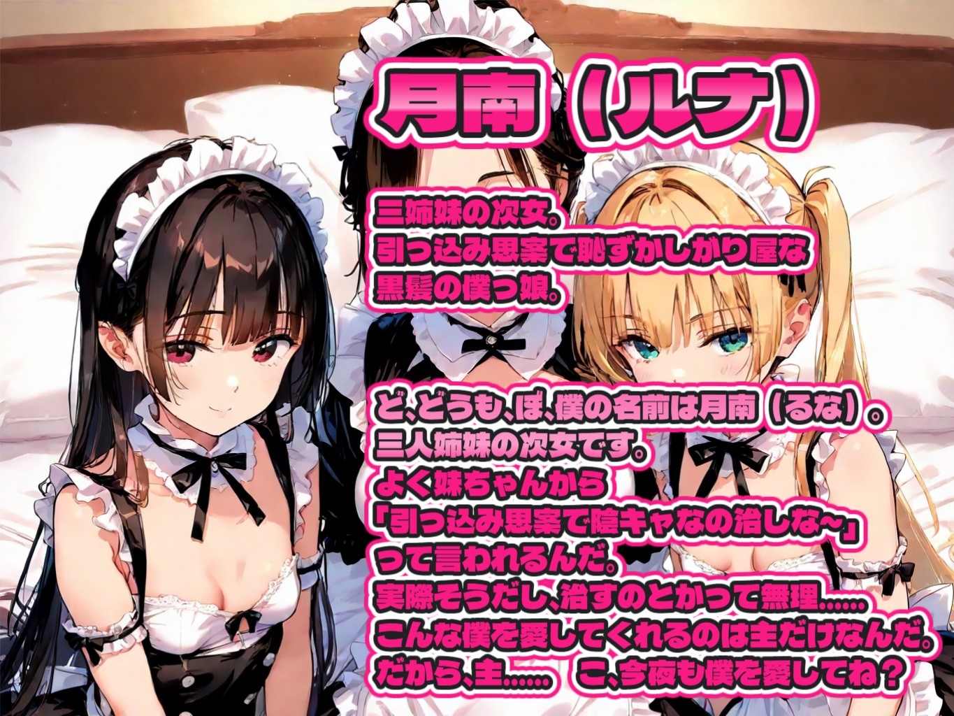 どすけべ三姉妹とのメイド性活!
