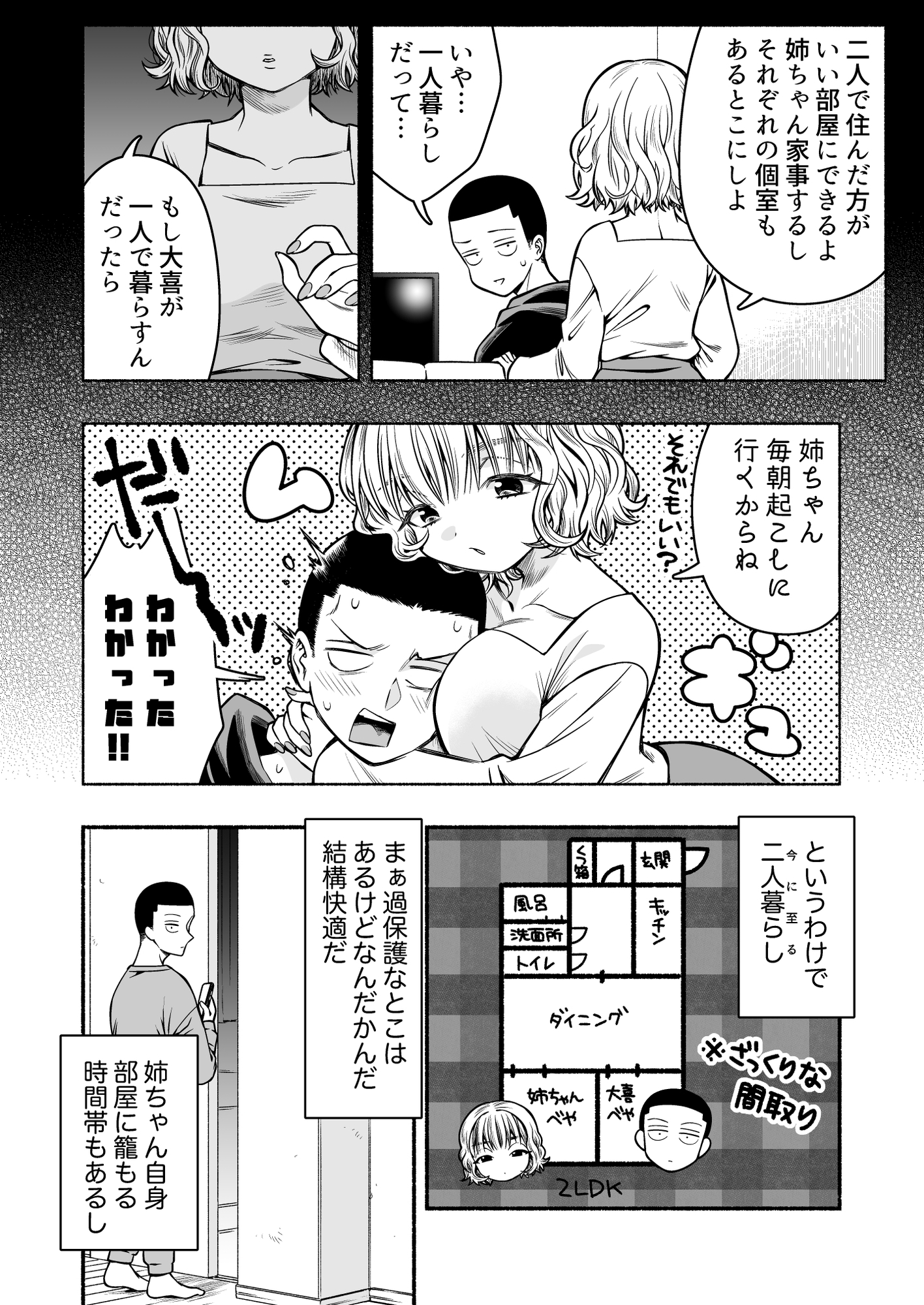 同棲してる姉と弟〜一線を越えた夜〜
