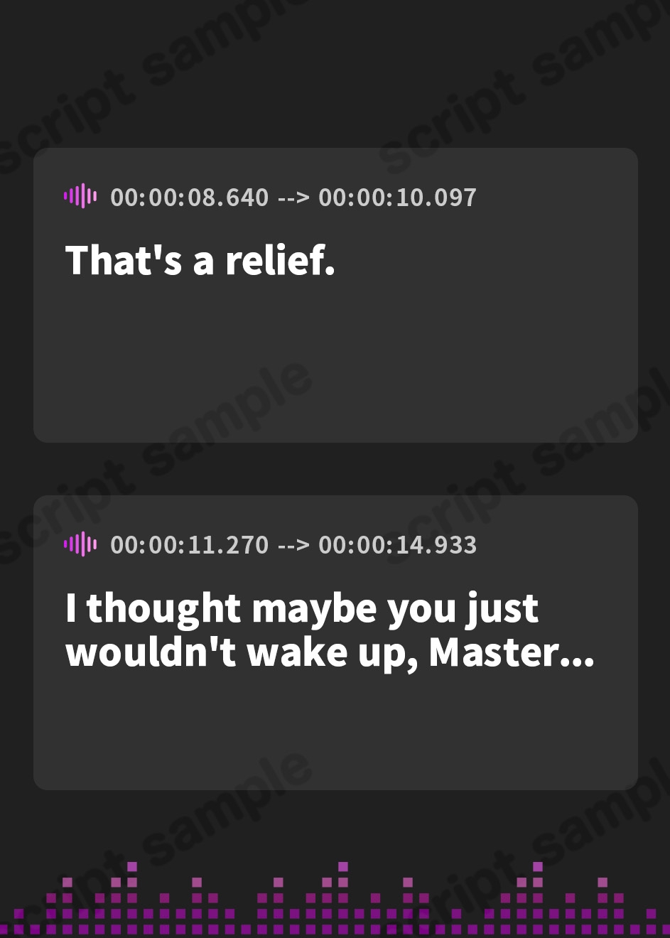 【英語版】ご主人様、ゲロまみれにして差し上げます。