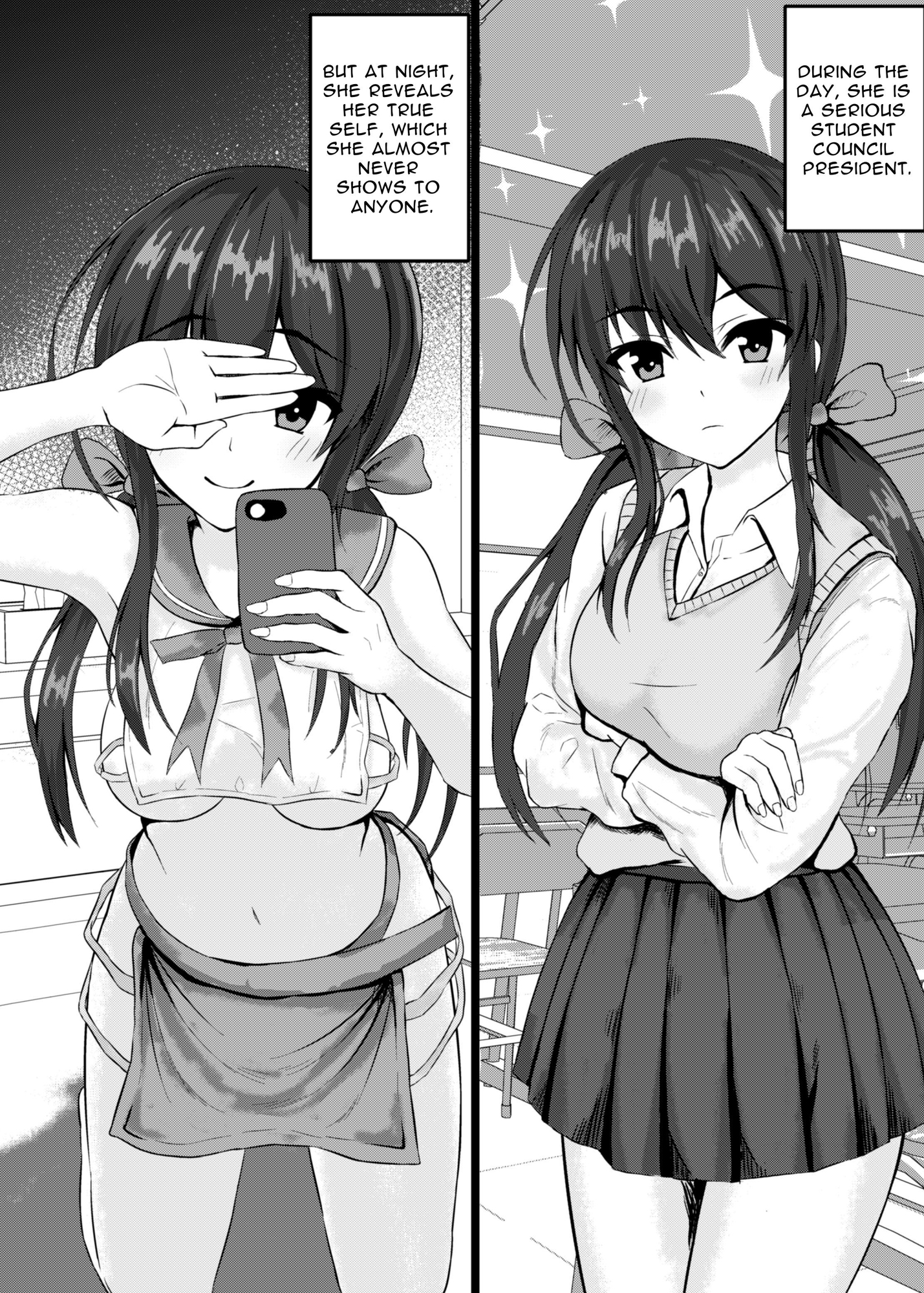 【英語版】昼は真面目夜は淫乱な少女達