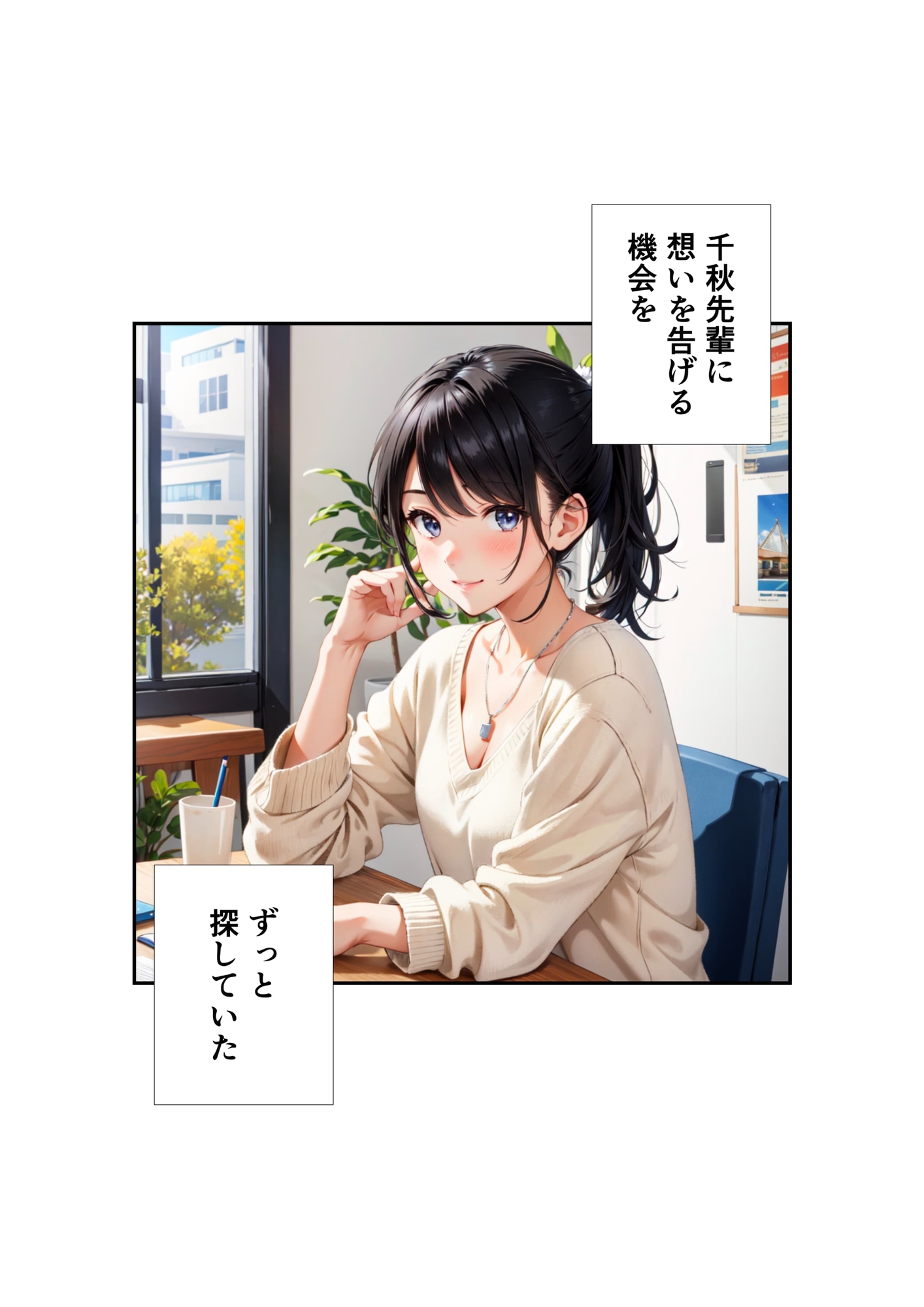 憧れの先輩からお試しセックスを提案されて