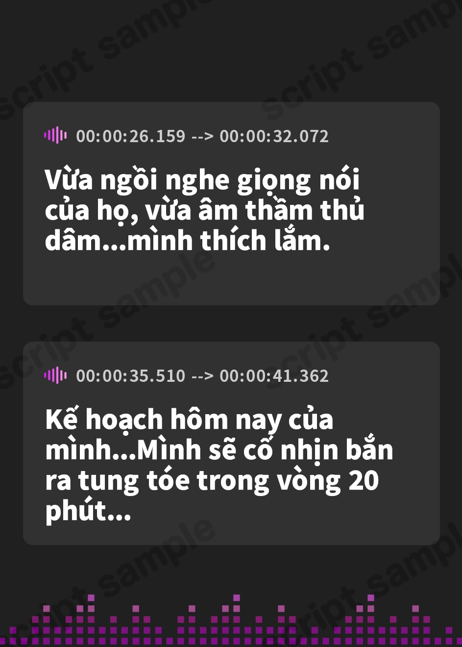 【ベトナム語版】ドMな変態お姉さんのおしがま20分間耐久オナニー♪ いっぱいおもらししちゃってごめんなさい……