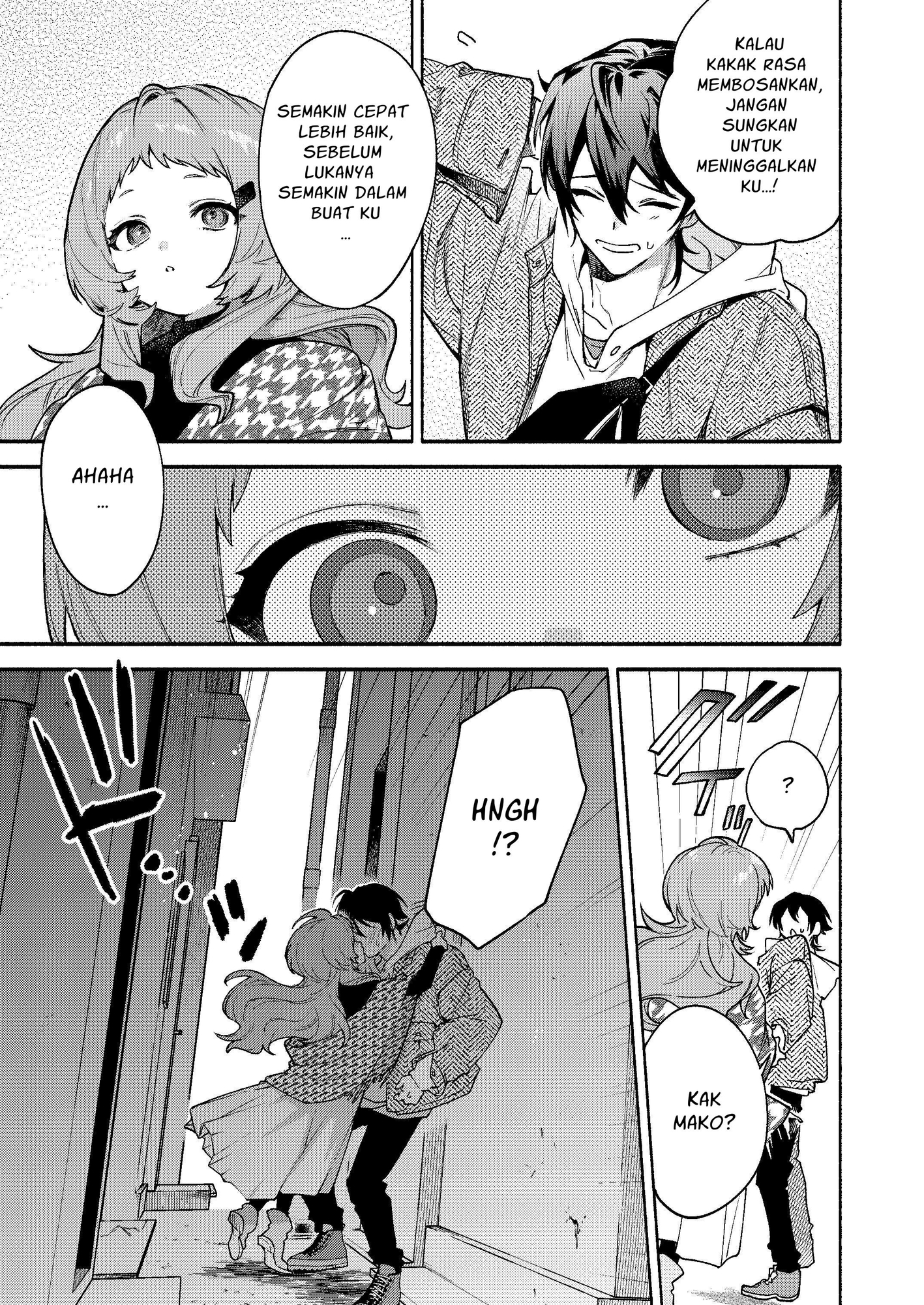 【インドネシア語版】真恋先輩に喰べられる。~小さくてデッカい甘サド先輩に堕とされるまで~