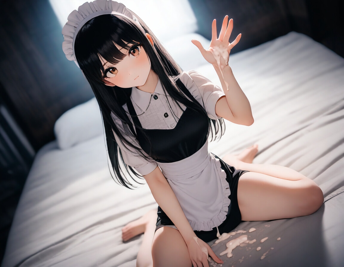 クール系メイドによる事務的お仕置きマゾ責め手コキ