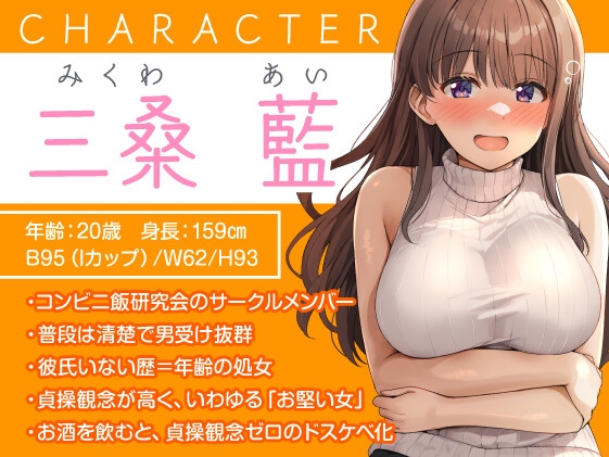 【期間限定55円】宅飲みえっち-清楚系JDとの酔っ払い生ハメSEX！-<KU100>