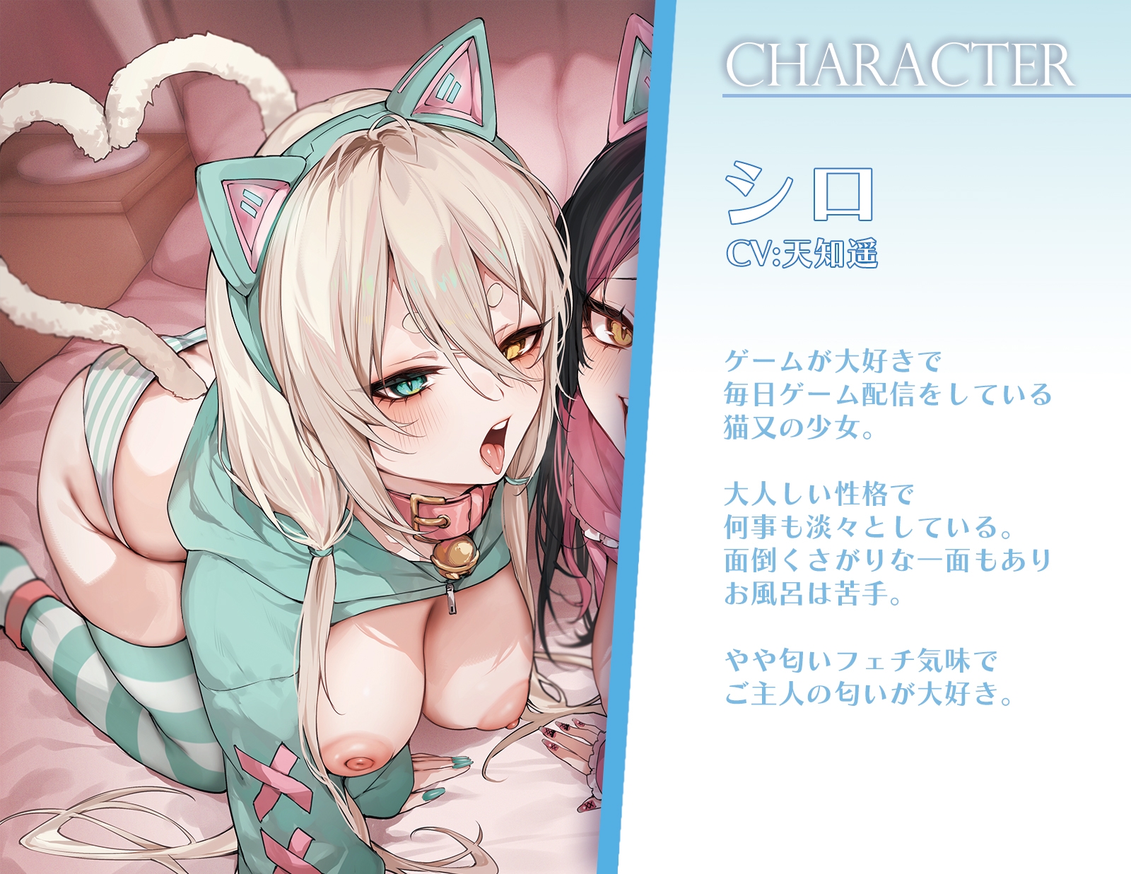 ネコマタ配信者シロ&クロ~ご主人様大好きな甘えんぼ猫又美少女たちと過ごす密着度MAXのだら甘えっちライフ~